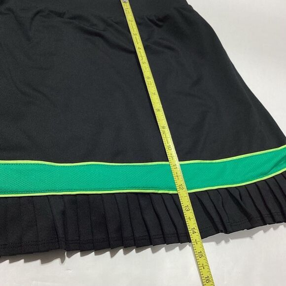 Tail Tennis Skort Skirt Black Green Yellow Inner Liner Shorts L - Picture 9 of 10